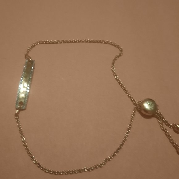 Monica Vinader Havana Bar Diamond Friendship Bracelet - Yellow gold vermeil - Picture 2 of 8